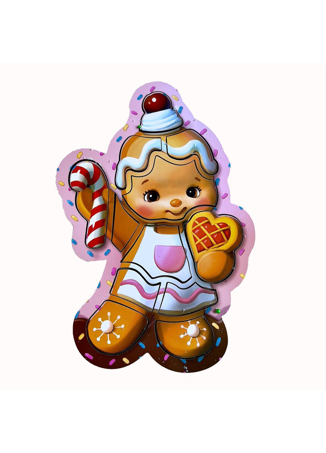 Пазл Вкладыши Новогоднее печенье (ПСФ149) Ubumblebees (364112146)