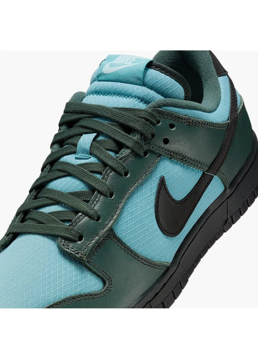 Бірюзові кросівки чоловічі dunk low retro se green/turquoise Nike