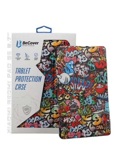 Чехол для планшета Smart Case Xiaomi Redmi Pad SE 8.7" Graffiti (711913) BeCover Smart Case Xiaomi Redmi Pad SE 8.7" Graffiti (366693826)