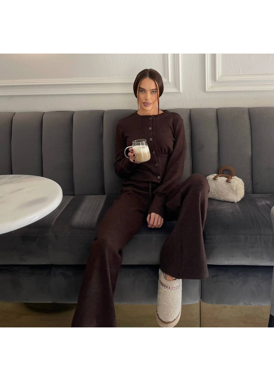 Теплий жіночий костюм з турецької ангори No Brand (370032442)