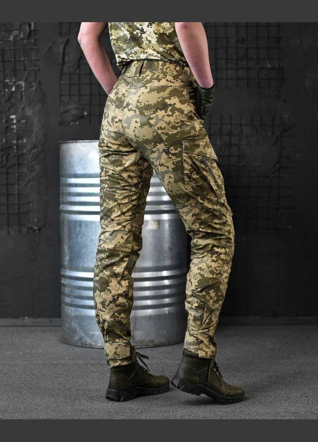 Жіночі тактичні штани піксель 50 No Brand (286380079)