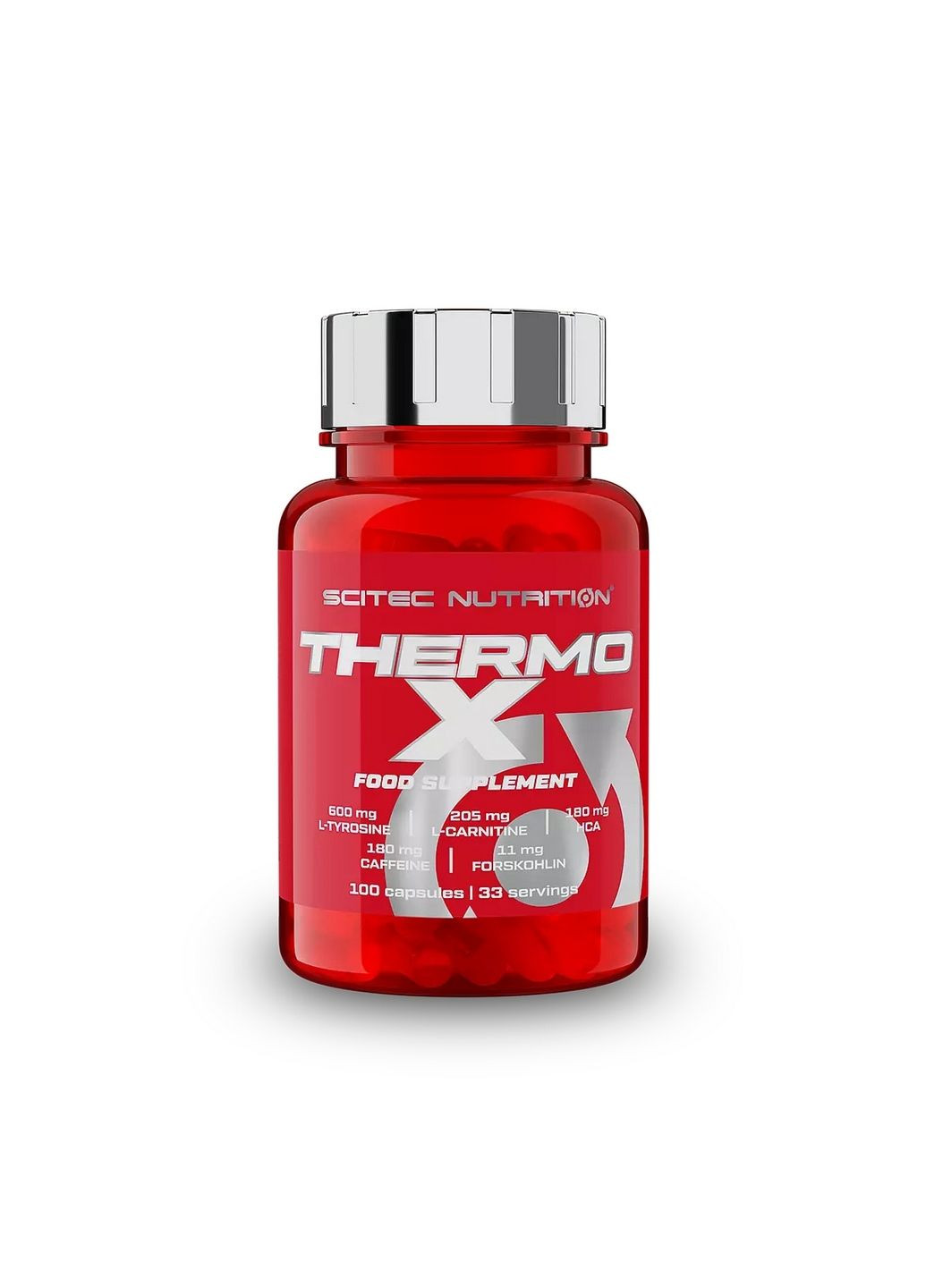 Жироспалювач Scitec Thermo-X, 100 капсул Scitec Nutrition (293420237)