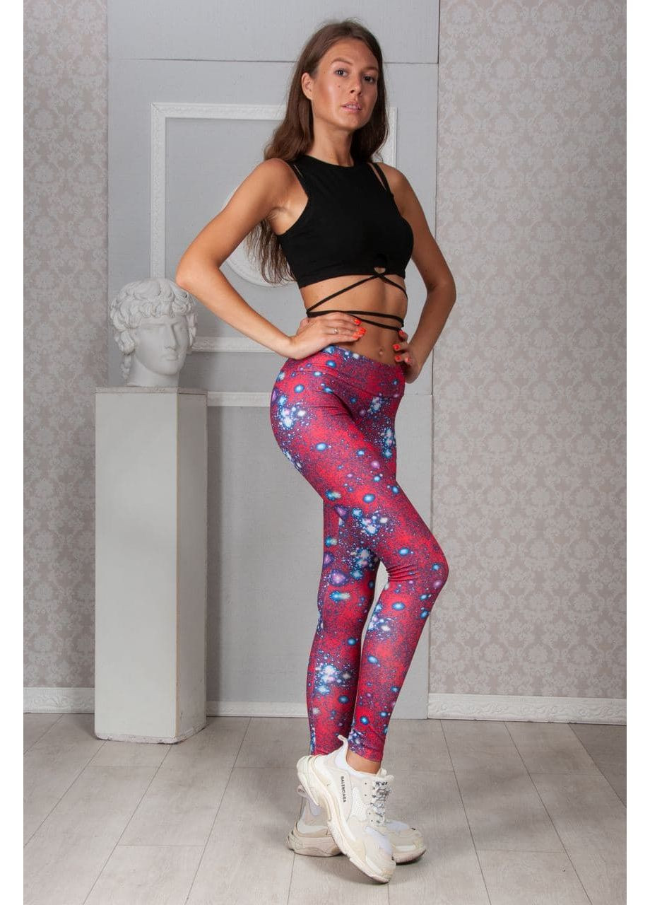 Жіночі яскраві лосини мікродайвінг салатові спортивні легінси для фітнесу та активного відпочинку New Trend (304771463)