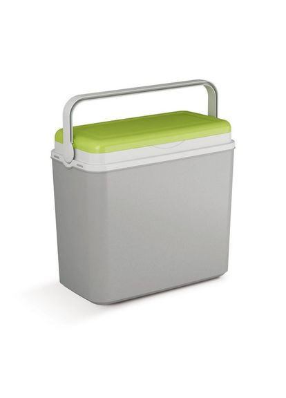 Ізотермічний контейнер Adriatic 36 л сірий із салатовим термобоксом для продуктів та напоїв для пікніка ProDobro (367267625)