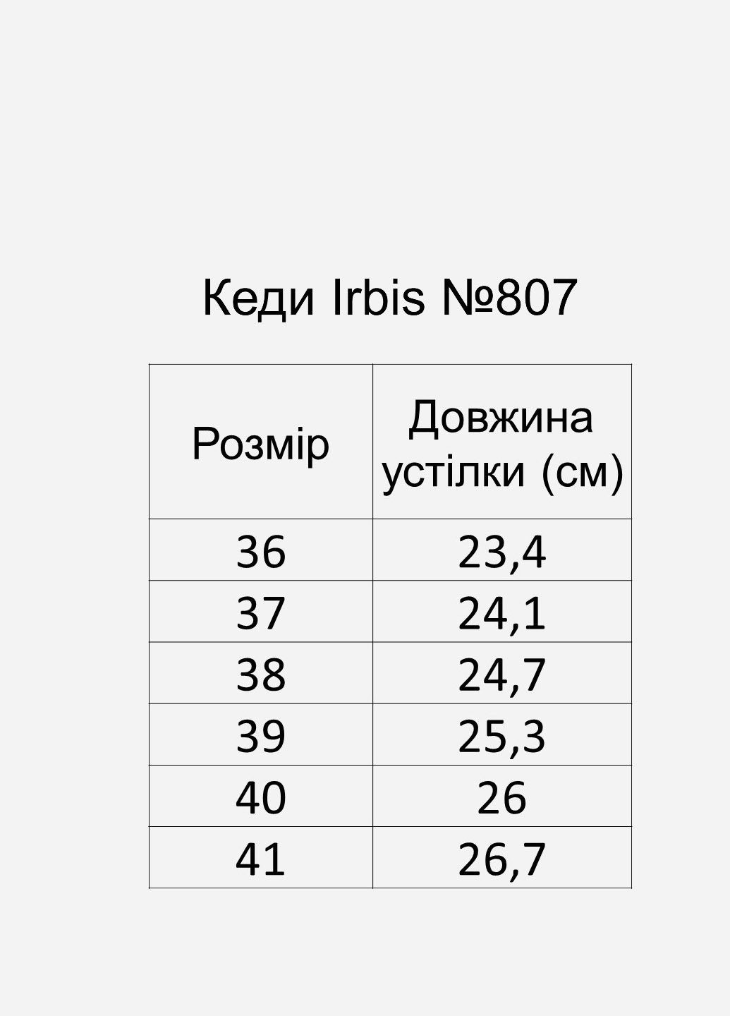 Бежеві жіночі кеди Irbis 807-3_bordo