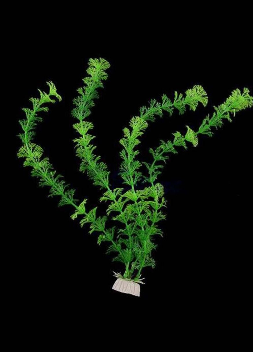 Искусственные растения в аквариум 32 см зеленый Jannet (299263851)