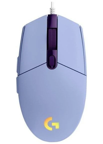Миша дротова G102 LIGHTSYNC - LILAC - EER Logitech (402286403)