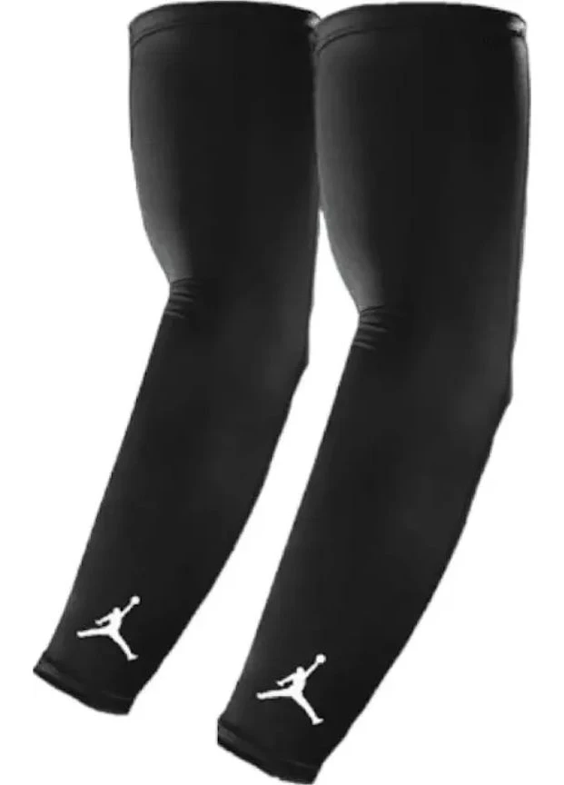 Рукава полiестер спандекс /M чорний білий Nike JORDAN SHOOTER SLEEVES BLACK/WHITE S/M (398099881)