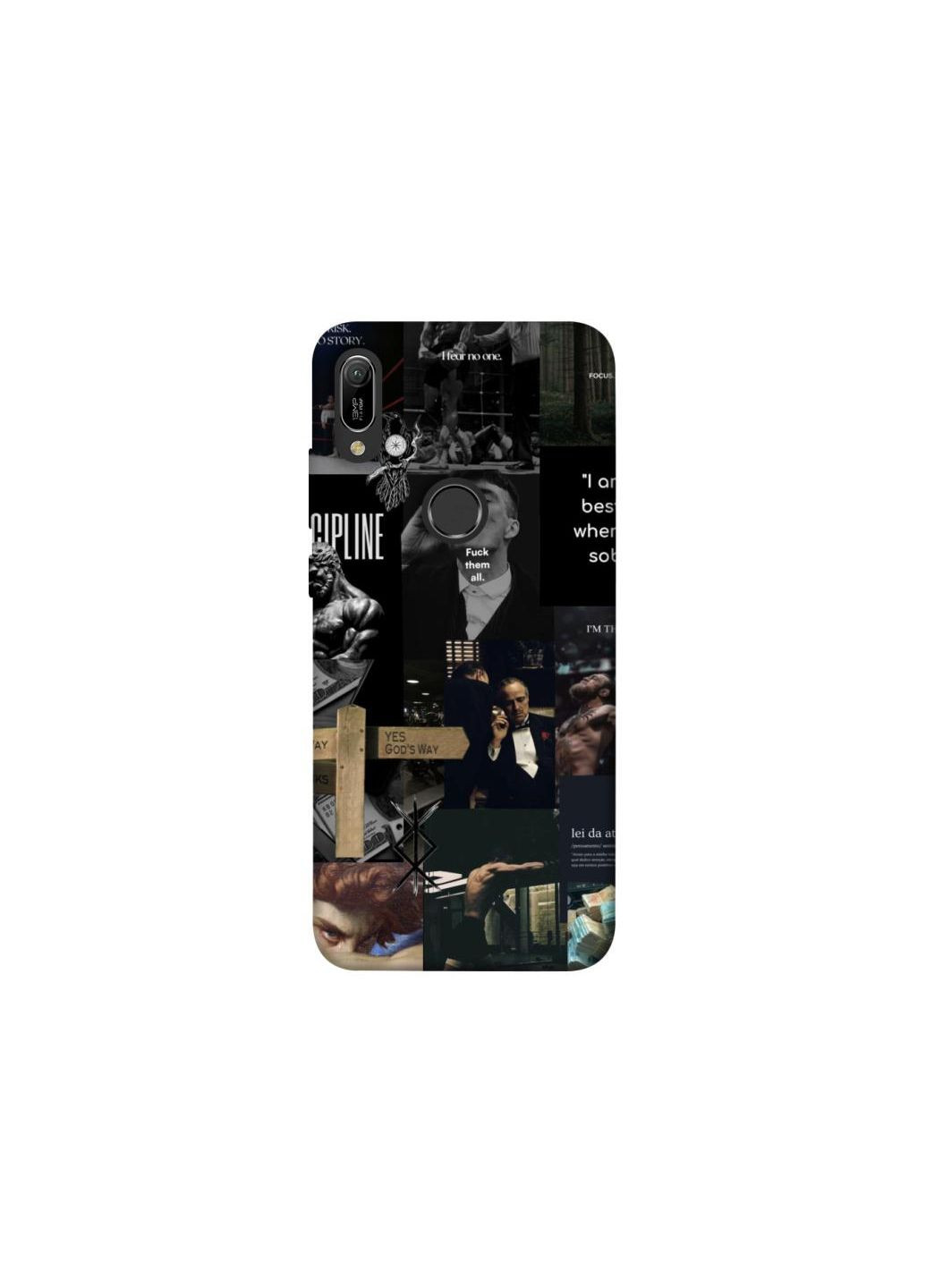 Чехол на Huawei Y6 (2019) Men's style v2 Frontalka (354189661)