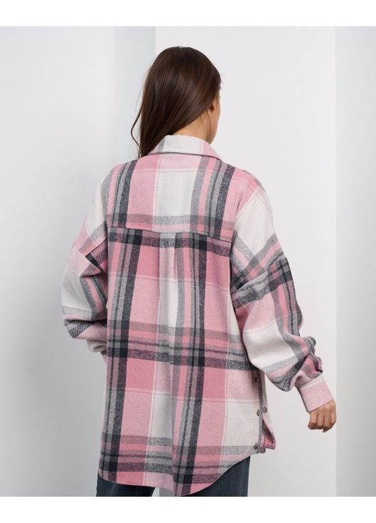 Вовняна картата сорочка на кнопках ISSA PLUS (373069681)