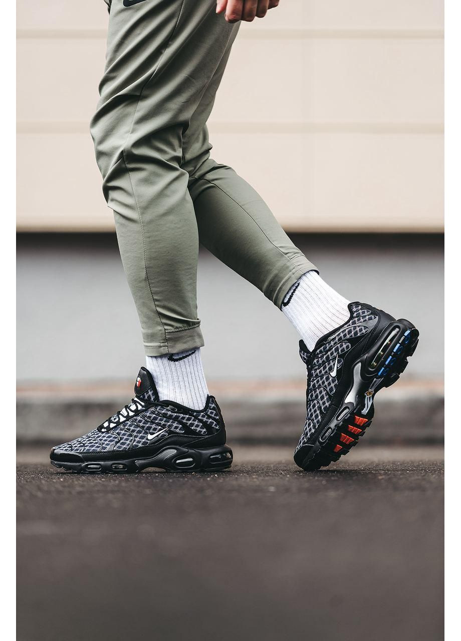 Белые демисезонные кроссовки мужские nike air max plus tn france найк аир макс тн плюс No Brand