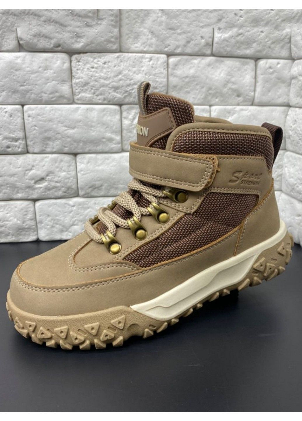 Хаки кэжуал осенние демисезонные ботинки cp30962-3 Jong Golf