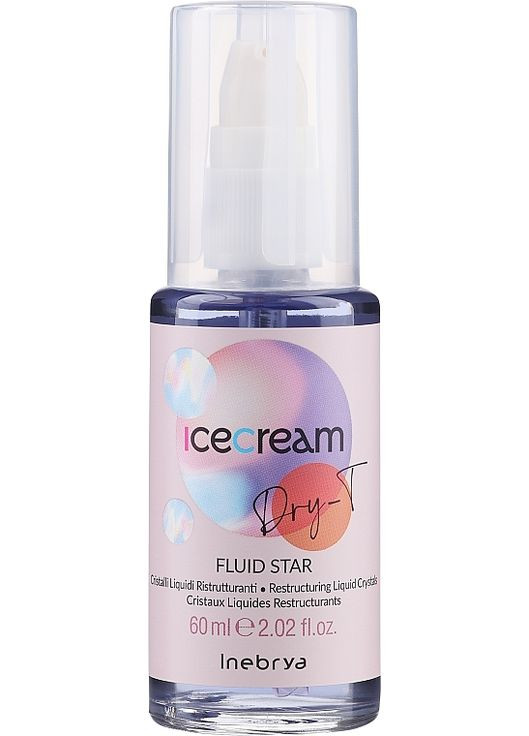 Флюїд Рідкі кристали Ice Cream Dry-T Mango Fluid Star 60ml (185453-23118728) Inebrya (368600845)