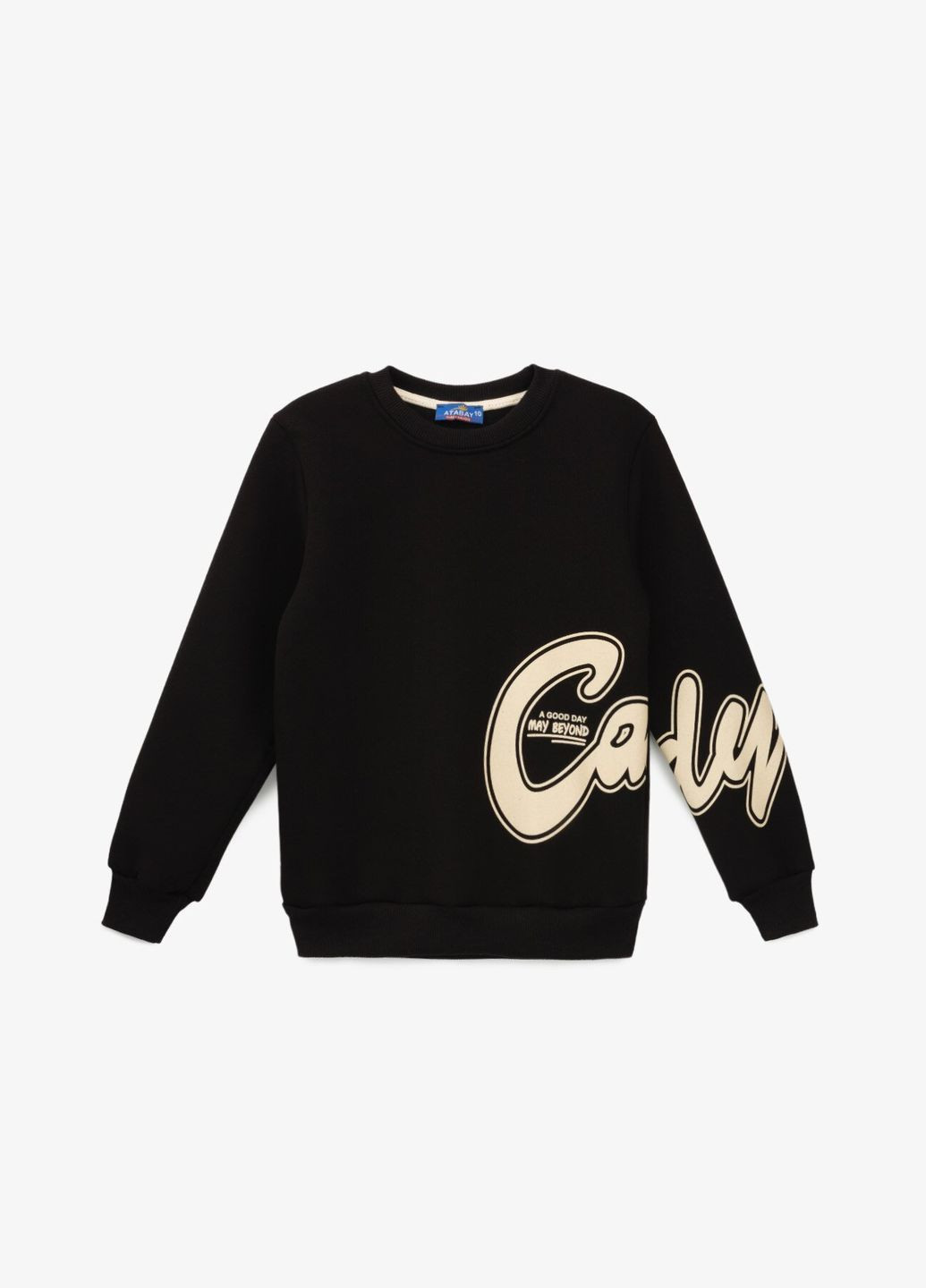 Atabey свитшот с принтом для мальчика 30703.1 140 см черный shop (2000990808813) черный повседневный хлопок, полиэстер