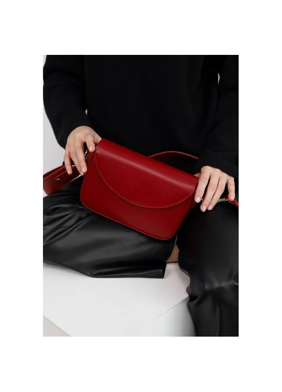 Сумка женская кожаная через плечо Molly красная The Wings (302007319)
