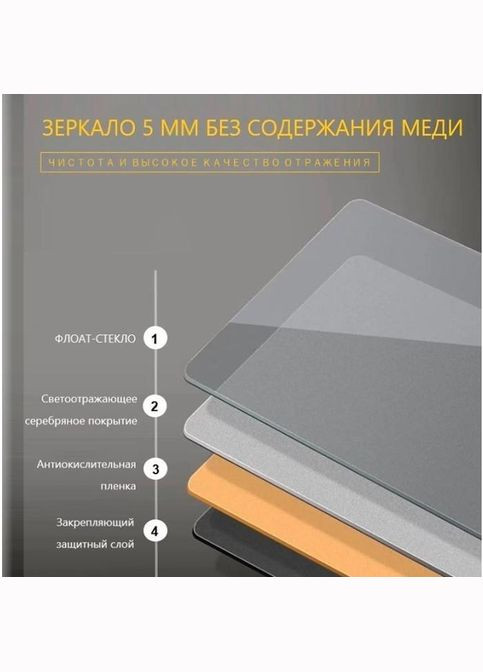 Дзеркало LED DEM0065D Silver 120смх75см сенсорне включення + підігрів Dusel (316720400)