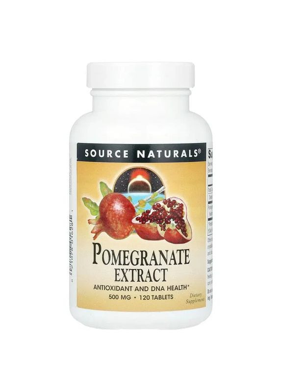 Экстракт граната, 1000 мг, 120 таблеток Source Naturals (369609426)