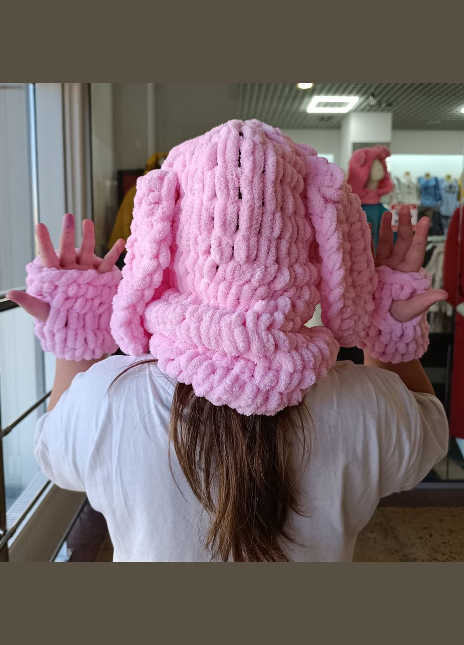 Детская шапка-балаклава с длинными ушами 2 Льва (354830346)