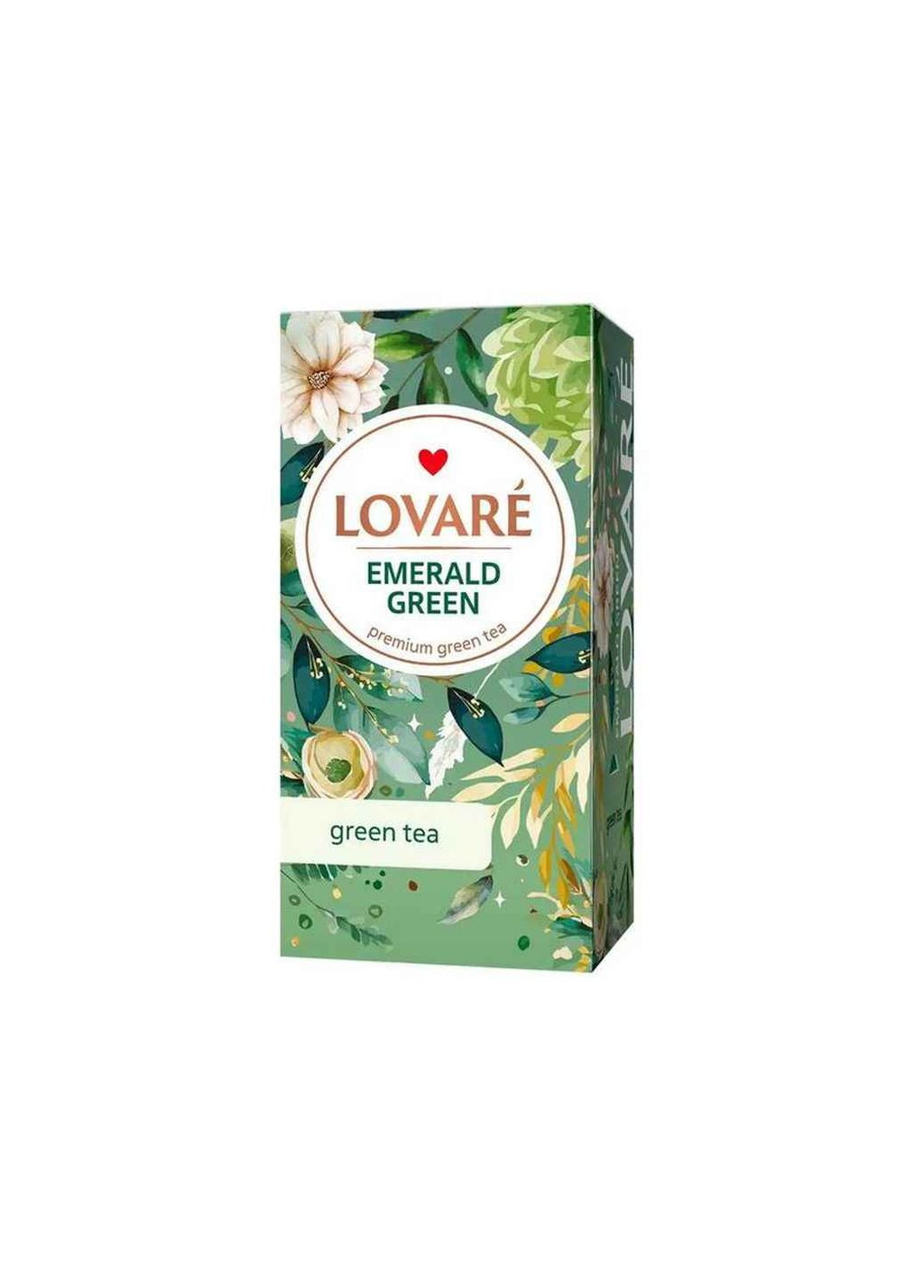 Чай пакетированный зеленый «Emerald Green» 1,5г 24 пакетика Lovare (354343915)