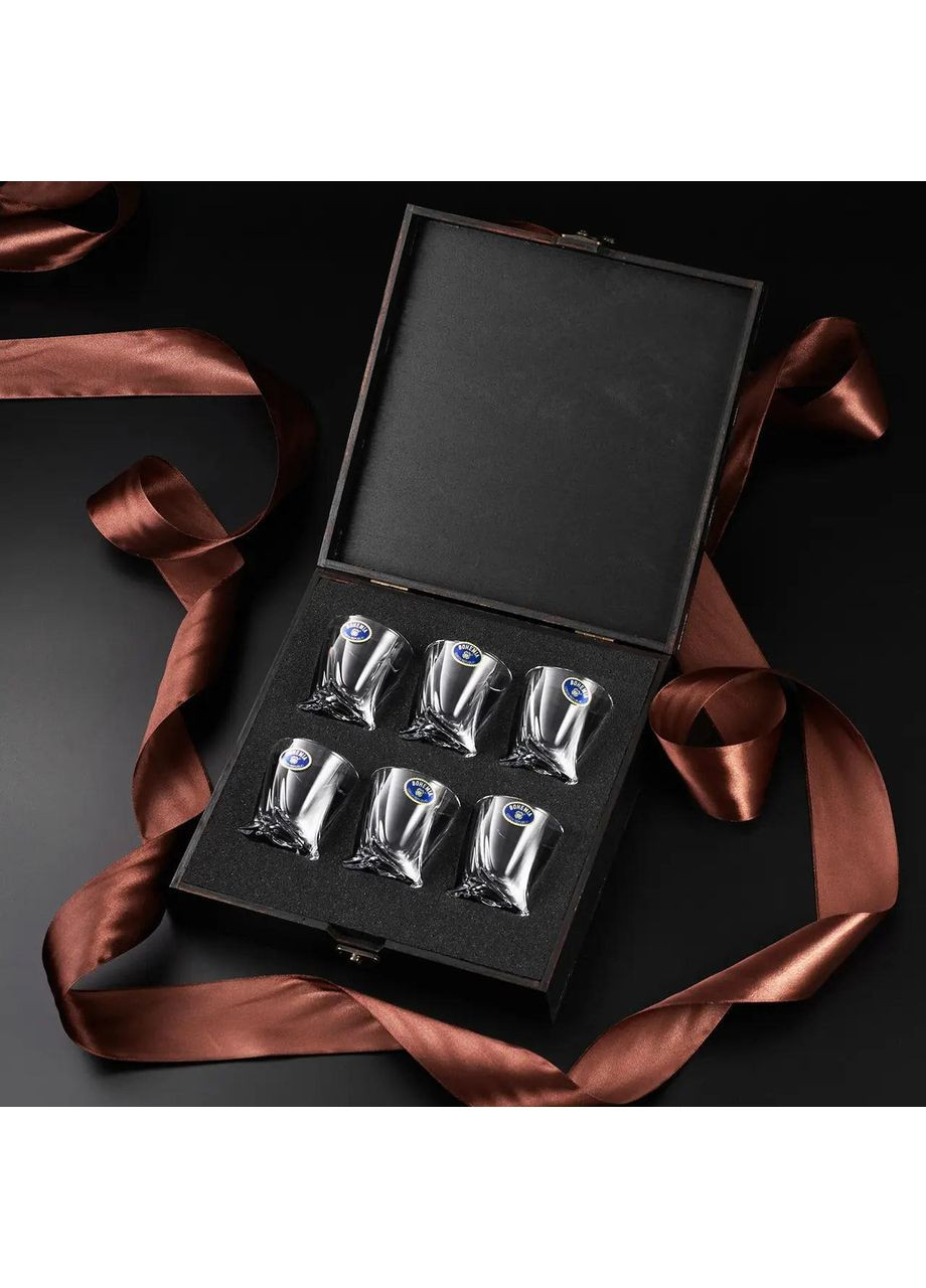 Подарочный набор 6 стопок Quadro Bohemia (364550611)