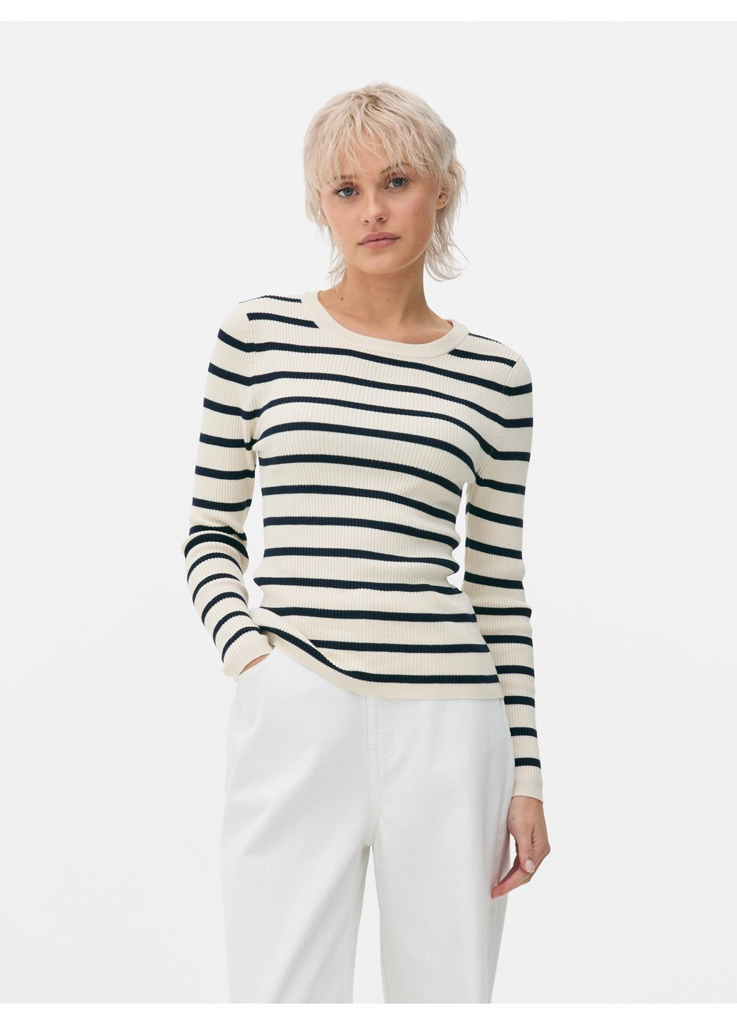 Комбінований джемпер демісезон,світло-бежевий-чорний, Primark