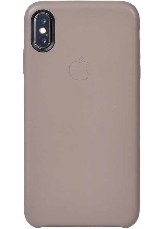 Чехол-накладка Leather Case Apple iPhone XS Max Light Brown Toto (301782296)