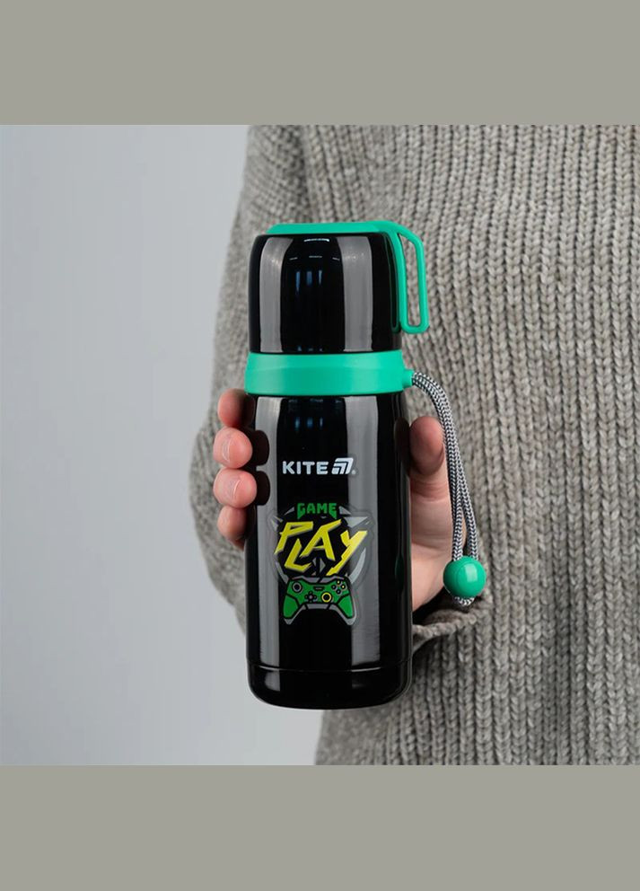 Термос Cyber 350 мл черный K25-301-1 Kite (325476441)