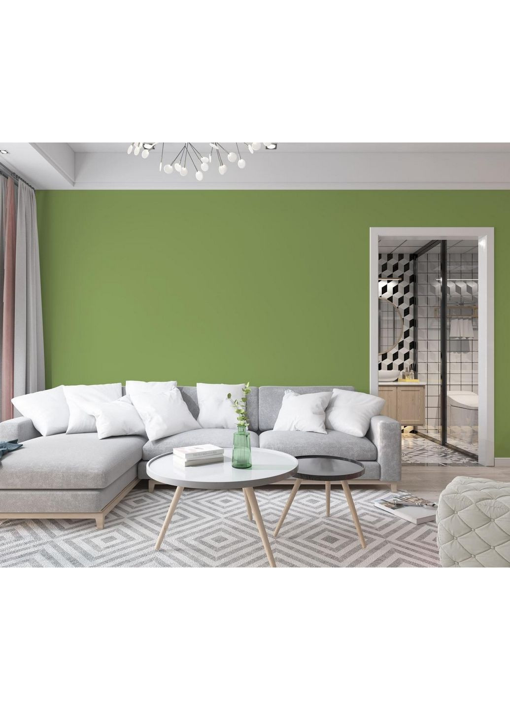 Інтер'єрна фарба латексна 3030-G40Y 3 л SkyLine (289461307)