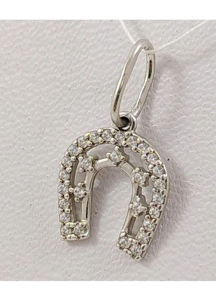 Подвеска золотая с цирконием "Подкова" 440435б No Brand Підвіска (369162228)