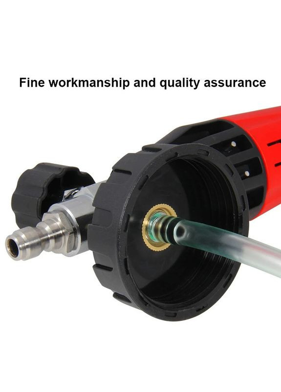 Піногенератор 1 л з регульованою латунною форсункою білий корпус PET пластик насадка для мийки авто і техніки No Brand (368774980)