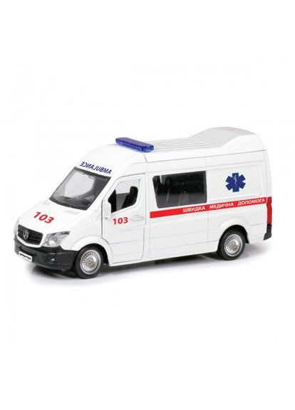 Автомодель "MERCEDES BENZ SPRINTER ШВИДКА ДОПОМОГА" 250344U 1:32 TechnoDrive (315154756)