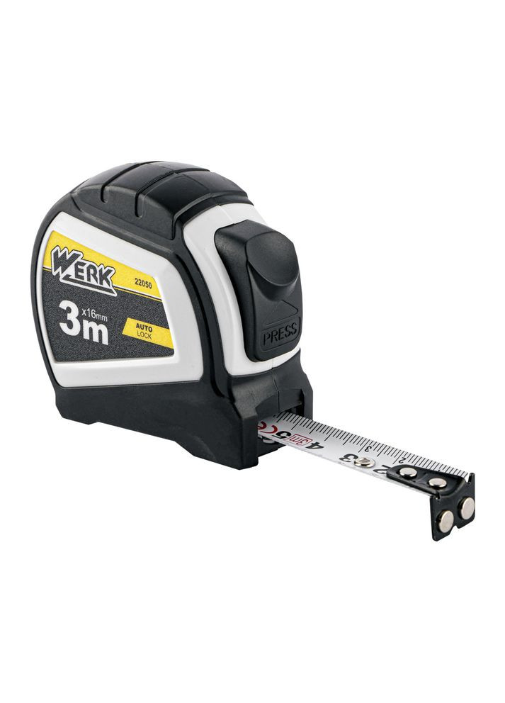 22050 Рулетка вимірювальна 3 м х 16 мм Werk (315557715)