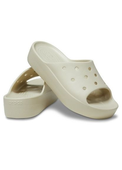 Шльопанці Platform Slide Bone 208180 Crocs Classic (324622614)