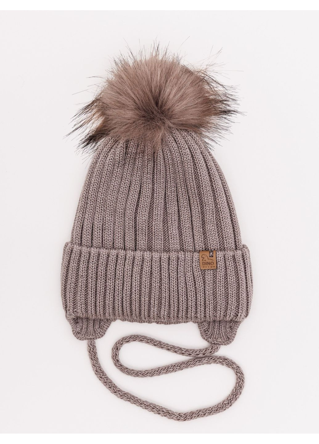 Шапка для мальчика Дино K141 46-48 см. Кофе Alex K141-28 (364302604)