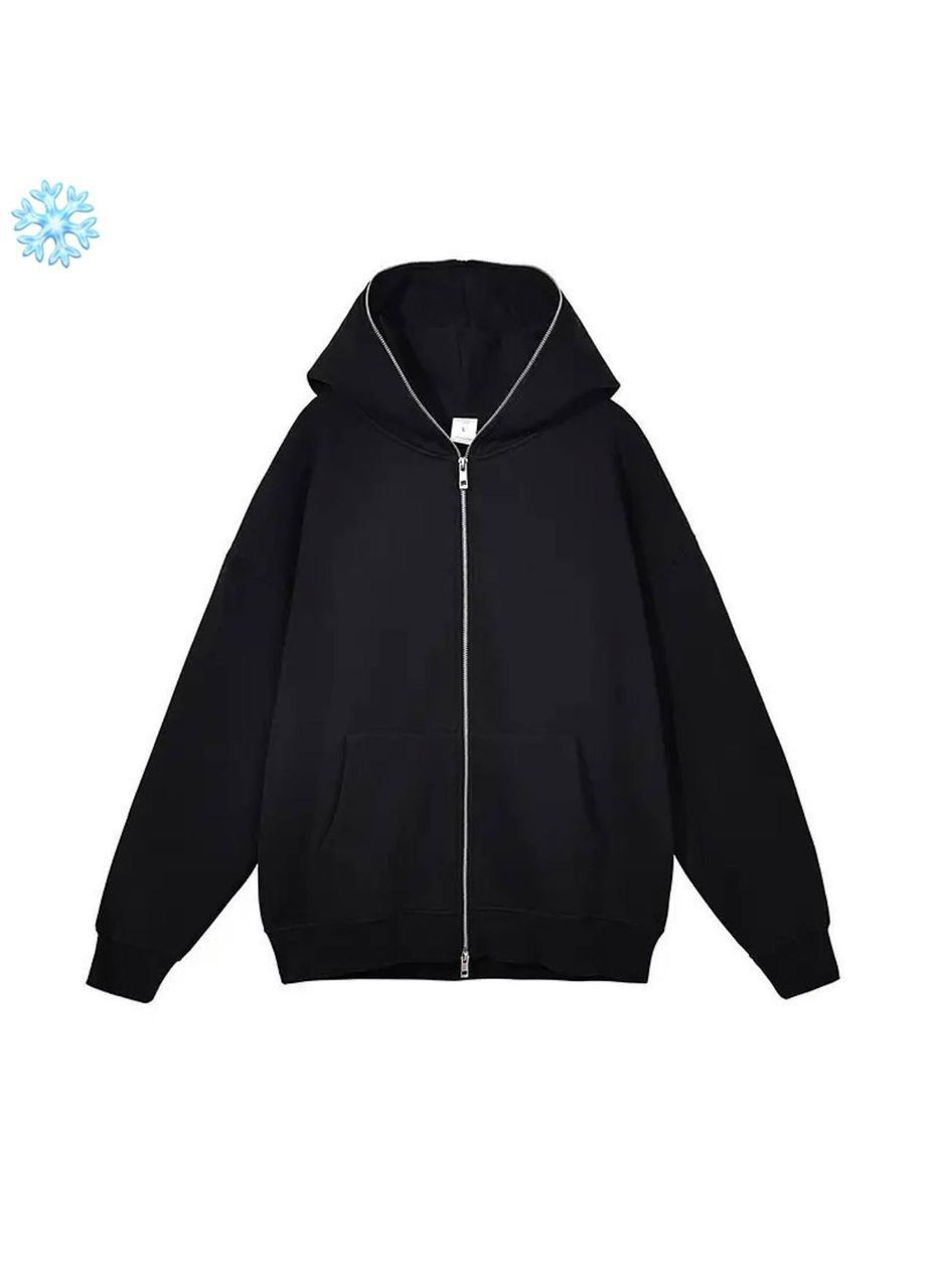 Зіпка чорного кольору No Brand Рз 6220 1882 (369965680)