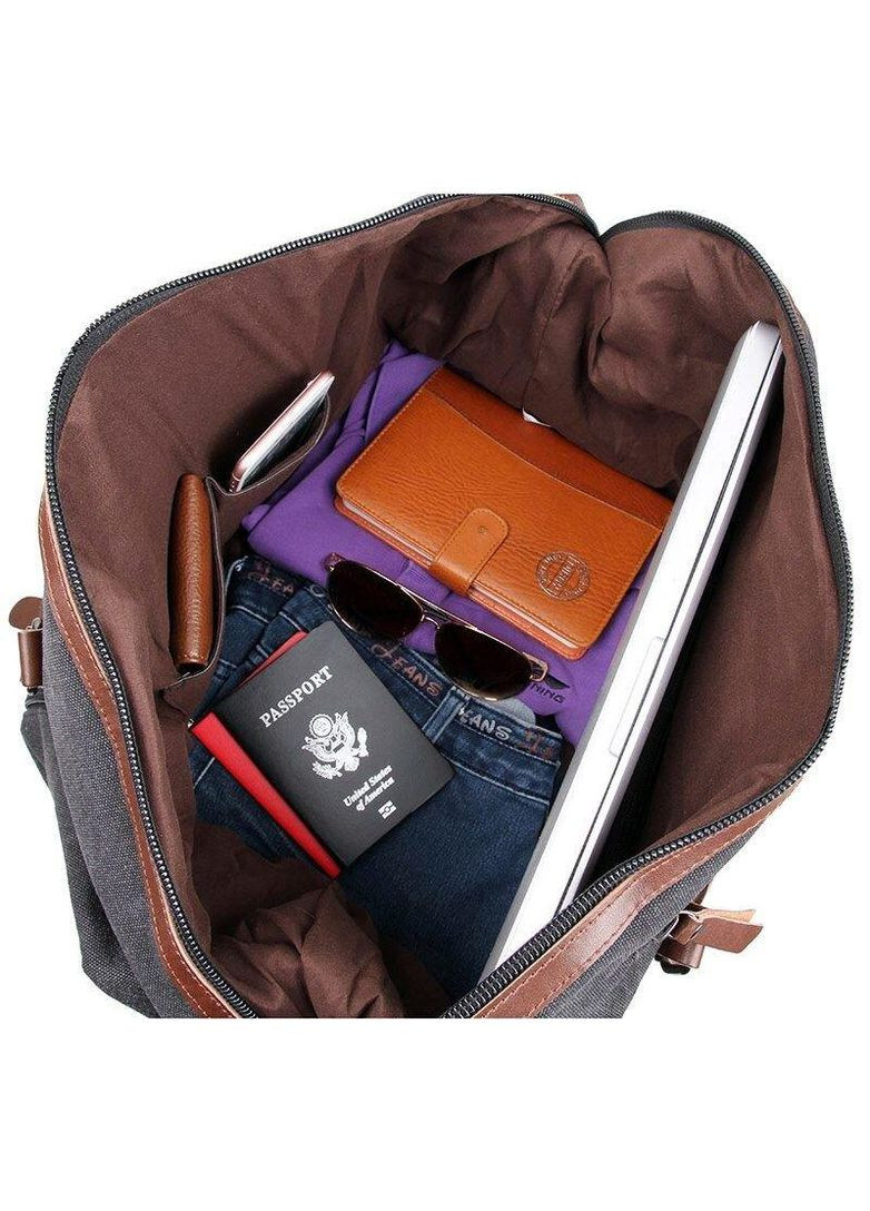 Сумка дорожня 14581 Сіра Vintage (366880933)