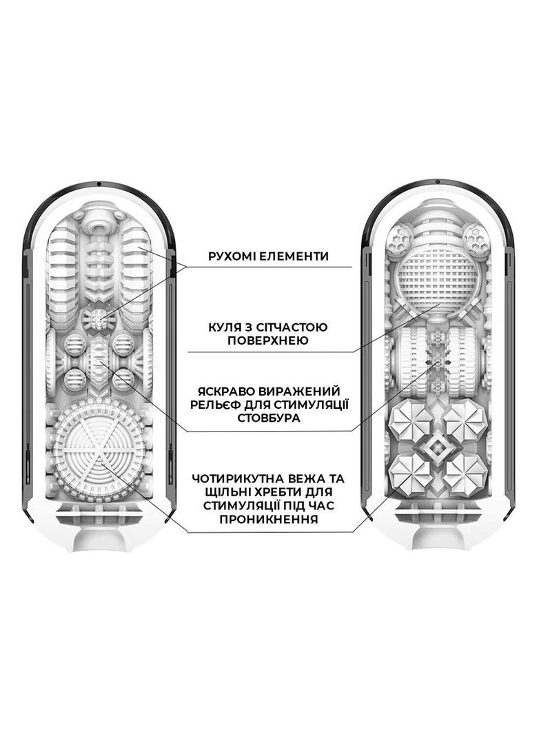 Мастурбатор Tenga Flip Zero Gravity Back, переменная интенсивность стимуляции, раскладной No Brand (366879265)