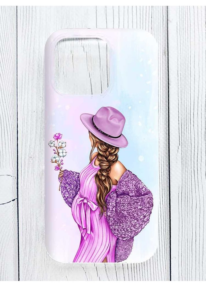 Чехол на iPhone 16 Pro Max В ожидании девочки (принт 223) Creative (355400756)
