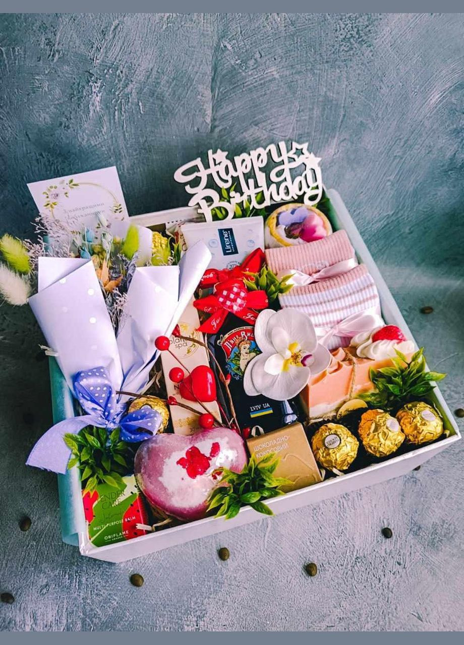 Подарунок дівчині на день народження набір для дружини подруги для мами для коханої No Brand (328451089)