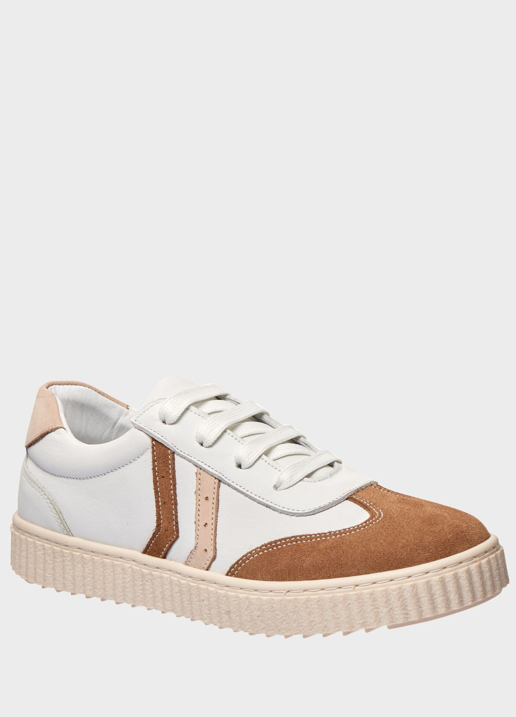 Белые кеды Theo Leo