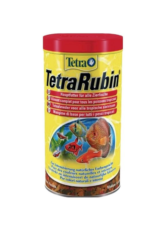 Rubin Корм для риб в пластівцях 250 мл Tetra (276973405)