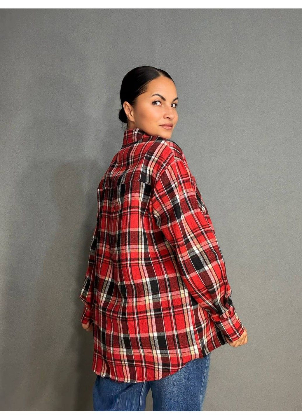 Красная рубашка No Brand