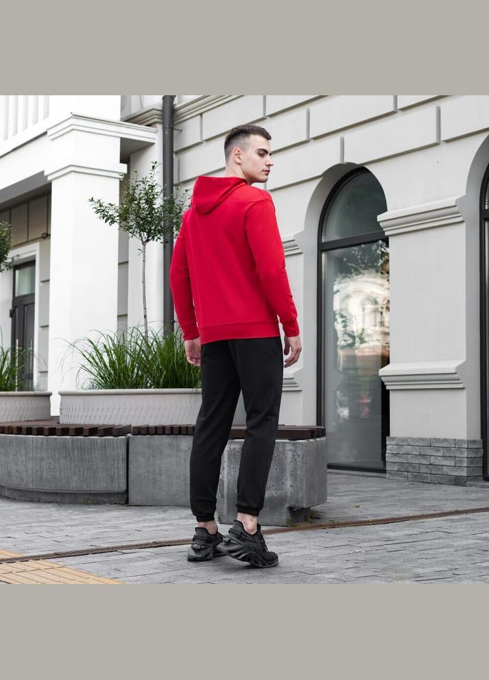 Чоловіче демісезонне худі червоне No Brand (346085226)