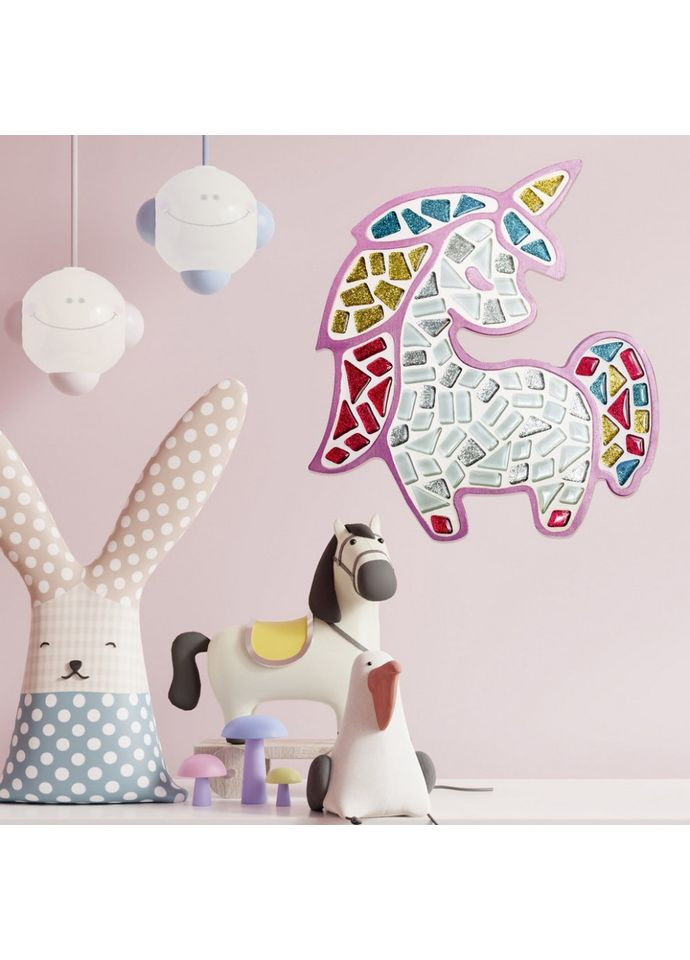 Дитячий набір для творчості кришталева мозаїка "Єдиноріг" МА7004 Mosaaro (360899782)