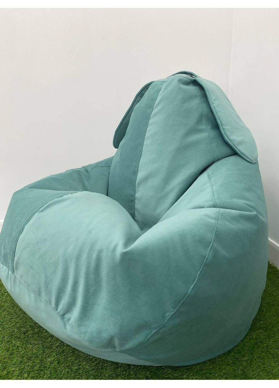 Крісло - мішок груша Зайчик, XXL - 140х100 Florida Aqua SkyPuff (361256888)