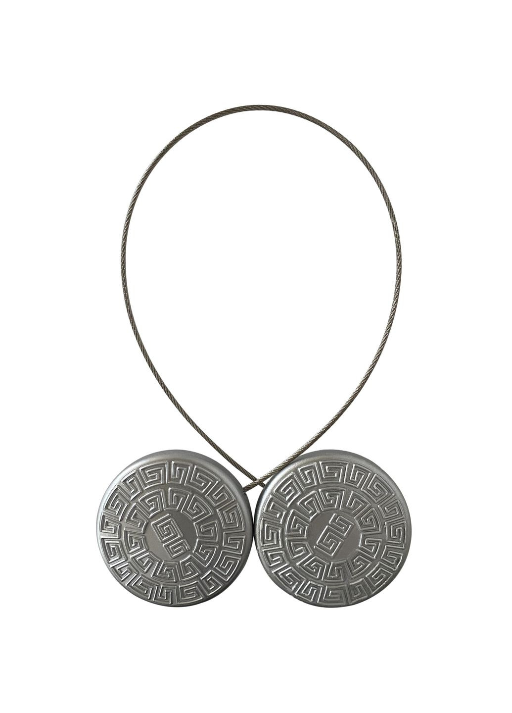 Магнит для штор круг бесконечность 5х5 см антик светлый пара 2 шт MIS LT №12а (323148015)