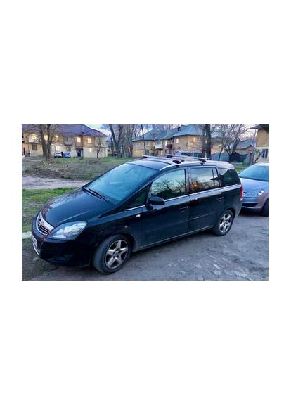 Багажник на дах на інтегровані рейлінги аеродинамічний OPEL В 2004 — 2011 Kenguru Zafira (369157146)