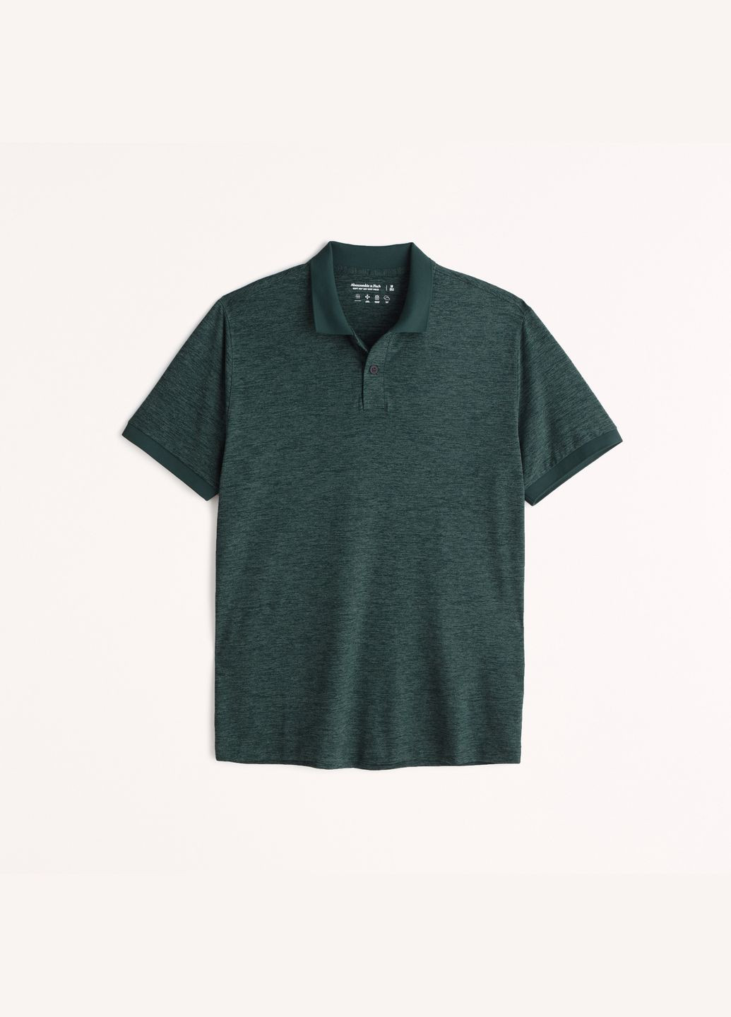 Темно-зеленая футболка-поло мужское - поло af9396m для мужчин Abercrombie & Fitch