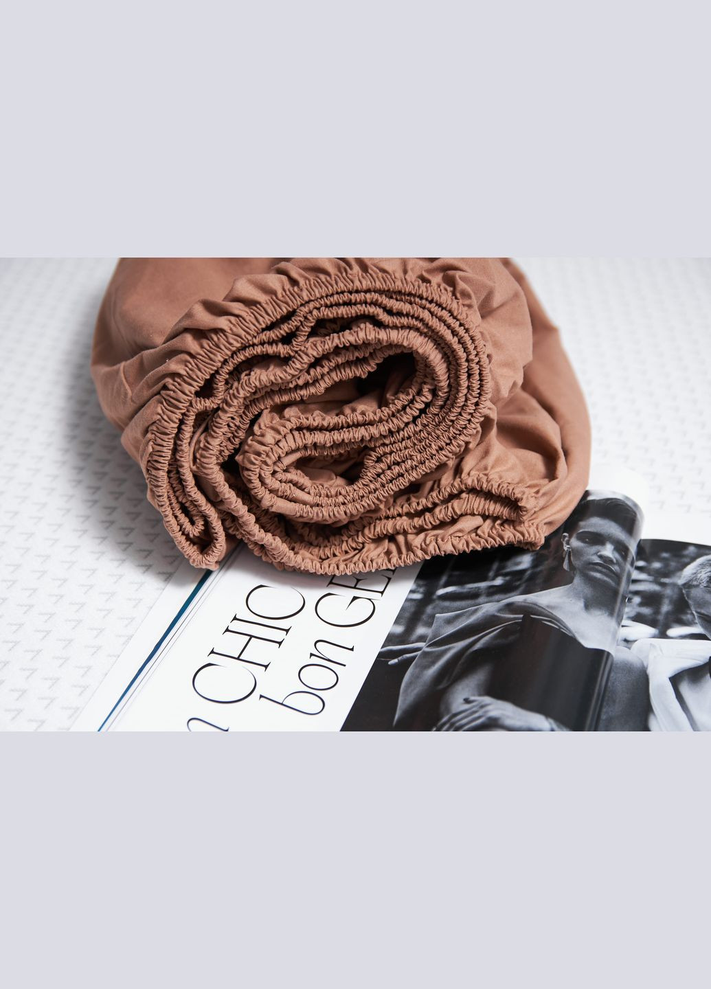 Простынь на резинке Бязь Gold Люкс 70х190х25 см (MS-850000340) Moon&Star Light Brown (295439054)