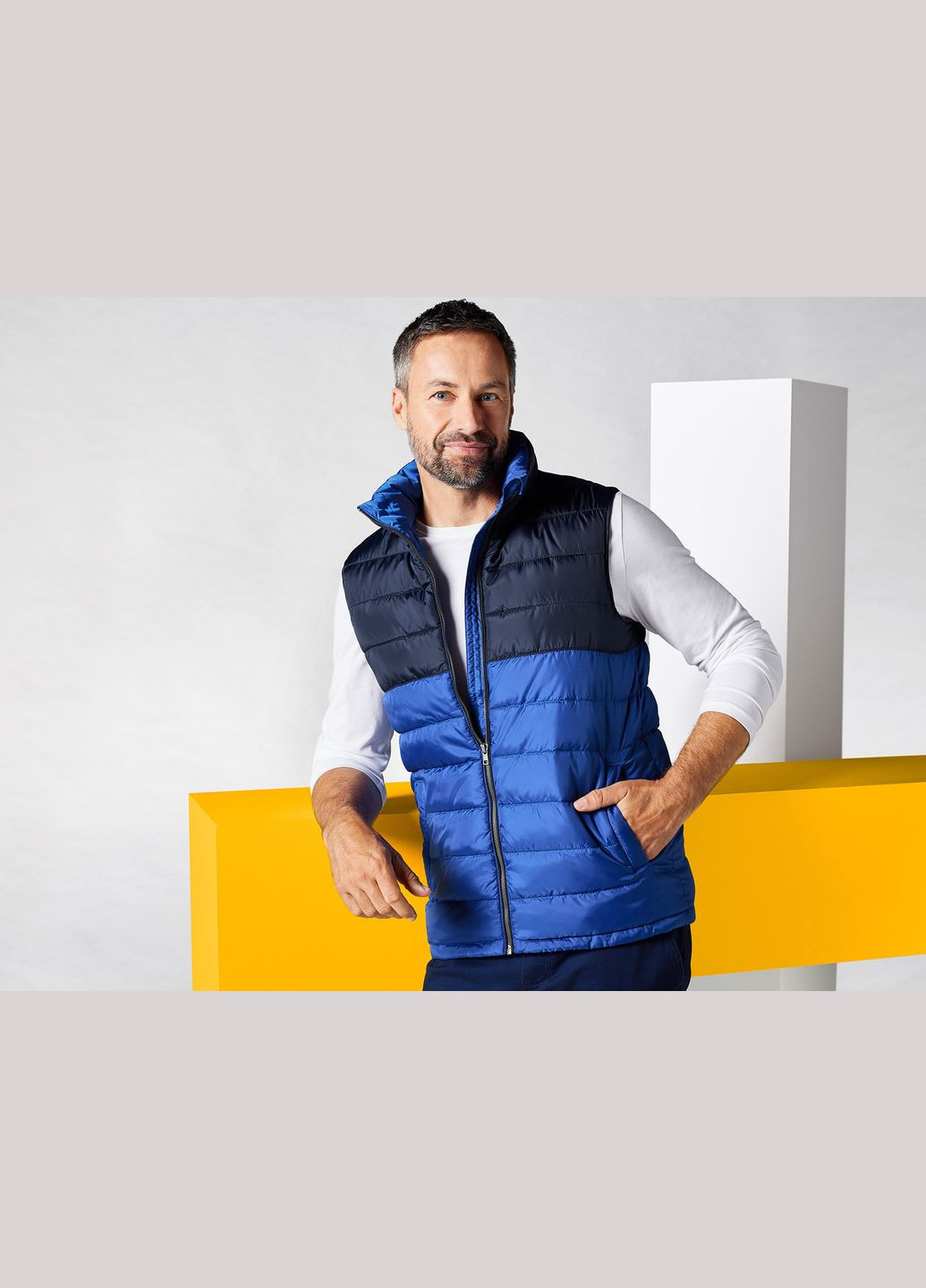 Теплый жилет водоотталкивающий и ветрозащитный для мужчины BIONIC-FINISH® ECO 434937 Livergy (295354564)